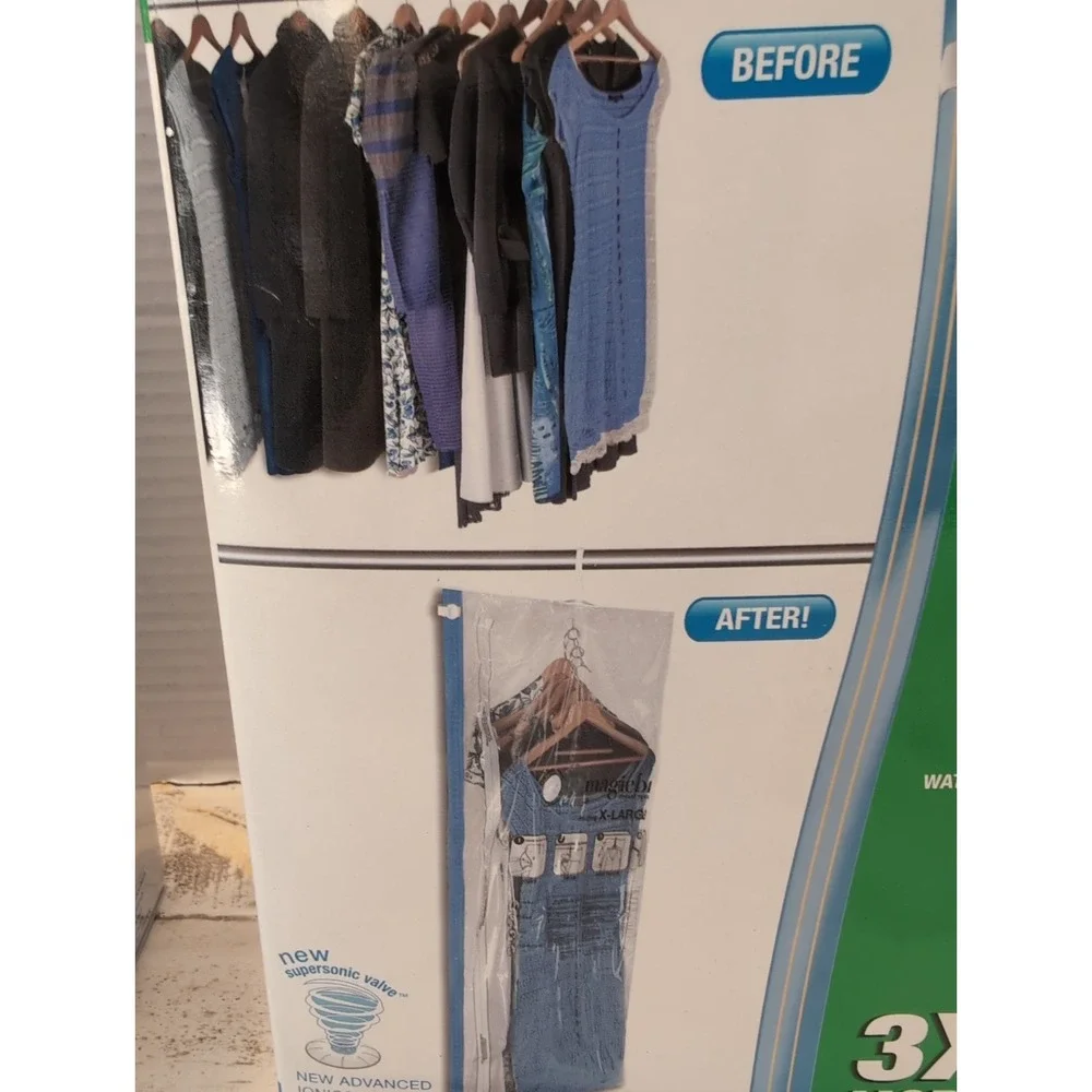 Magicbag  Instant Space Saver Storage - X-Large Hanging - Set of 3 Bags - READ